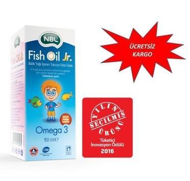 NBL_Fish Oil Jr. Çocuk Balık Yağı 150 ml SKT 08/2020