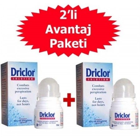 Driclor Roll On 20 ML 2 li Paket