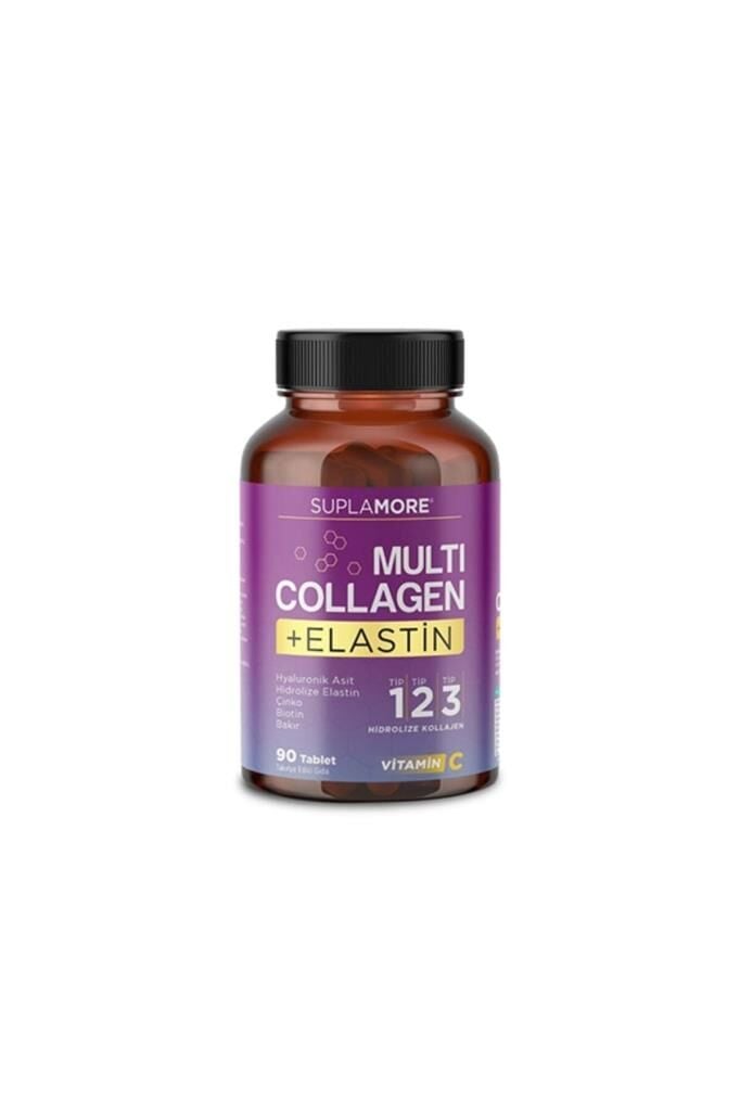 Suplamore Multi Collagen & Elastin Tip1 Tip2 Tip3 Hidrolize Kolajen 90 Tablet