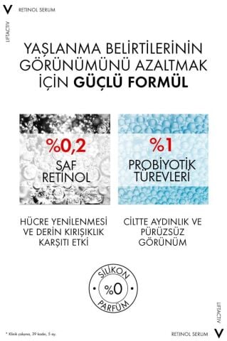 Vichy Liftactiv Retinol Specialist Derin Kırışıklık Karşıtı Serum 30 ml