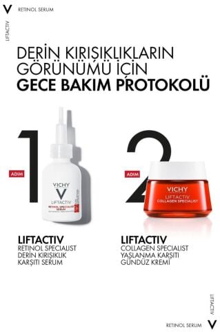 Vichy Liftactiv Retinol Specialist Derin Kırışıklık Karşıtı Serum 30 ml