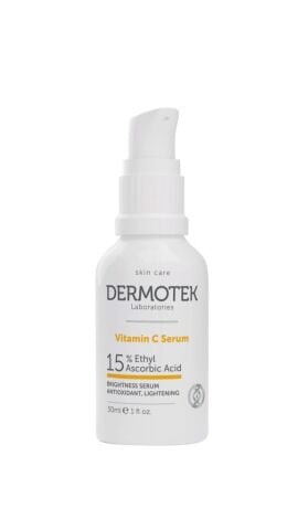 Dermotek %15 C Vitamini Aydınlatıcı Ve Renk Tonu Eşitleyici Serum 30 Ml Yeni Ürün