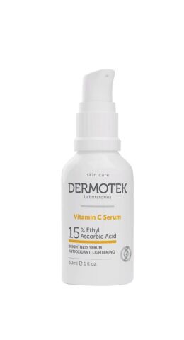 Dermotek %15 C Vitamini Aydınlatıcı Ve Renk Tonu Eşitleyici Serum 30 Ml Yeni Ürün