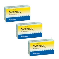 Marincap 500 mg Omega 3 Balık Yağı  60 Kapsül 3 ADET 31.12.2019
