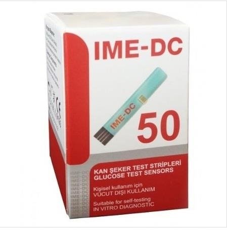 İme-dc kan şeker_ölçüm strip 50 adet  30.01.2020