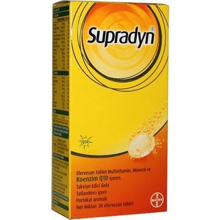 Supradyn Coenzim Q10 30 Efervesan Tablet