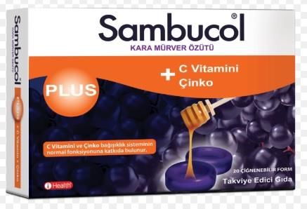 Sambucol_Pastil Vitamin C Çinko