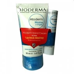 Bioderma Atoderm Hand Cream+Atoderm Lip Stick Hediyeli son kullanım tarihi 1 yıldan fazladır