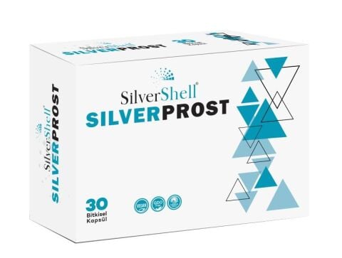 Silvershell SilverProst Saw Palmetto, Pygenum Africanum, Pumpkin Seed, Urtica Dioica, Likopen ve Selenyum 30 Kapsul