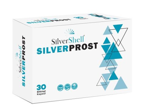 Silvershell SilverProst Saw Palmetto, Pygenum Africanum, Pumpkin Seed, Urtica Dioica, Likopen ve Selenyum 30 Kapsul