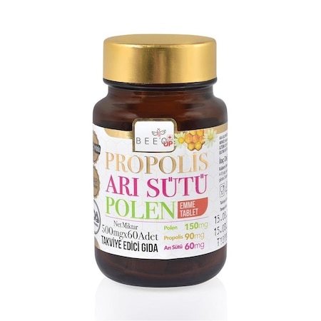 Bee'o up Propolis Arı Sütü Polen 500mg 60 Emme Tableti Çocuk 26.10.2021