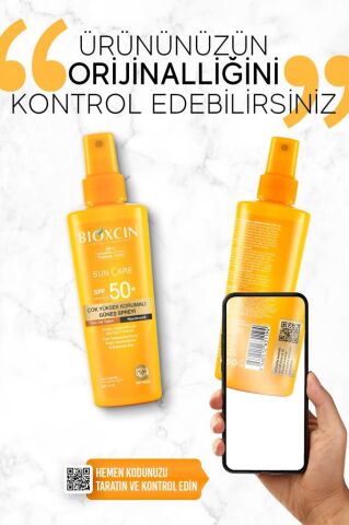 Bioxcin Sun Care Çok Yüksek Korumalı Tüm Ciltler Güneş Spreyi Spf 50+ 200 Ml
