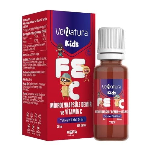 Venatura Kids Mikroenkapsüle Demir ve Vitamin C