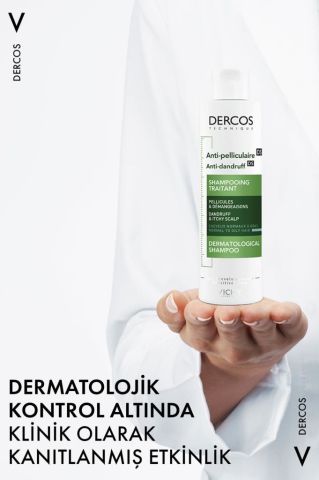 Vichy Dercos Anti-Dandruff Kepek Karşıtı Şampuan Normal & Yağlı Saçlar 200 ml 3337871330286