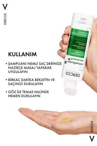 Vichy Dercos Anti-Dandruff Kepek Karşıtı Şampuan Normal & Yağlı Saçlar 200 ml 3337871330286