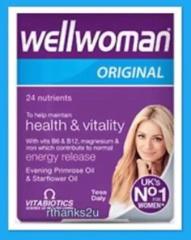 Vitabiotics Wellwoman Original 60 Kapsül YENİ ÜRÜN 29.08.2021