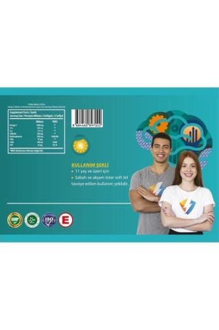 Storm Vitals Sitikolin-omega- B12 Complex-güçlü Zihin Formülü- 60 Softjel