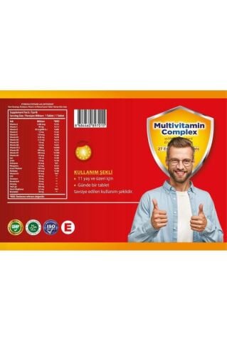 Storm Vitals Multivitamin Complex- Gün Boyu Enerji Ve Antioksidan 30 Tablet