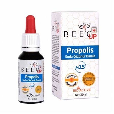 Bee'o Up (Beeoup) Propolis Suda Çözünür Damla 20ml 09.10.2021
