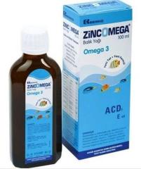 ZincOmega Balık Yağı şurup 100 m  03/2020
