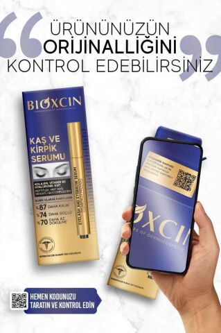 Bioxcin Kaş Kirpik Serumu - Kolajen Hyaluronik Asit Hint Yağı Keratin Peptidleri B5 Biocomplex B11