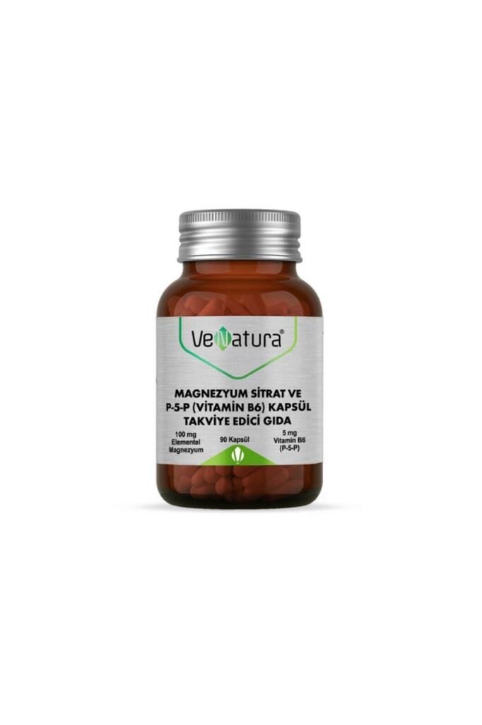 Venatura Magnezyum Sitrat Ve P-5-p Vitamin 90 Kapsül