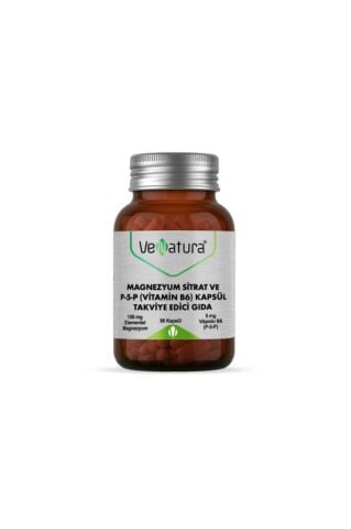 Venatura Magnezyum Sitrat Ve P-5-p Vitamin 90 Kapsül