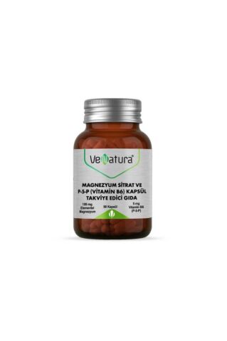 Venatura Magnezyum Sitrat Ve P-5-p Vitamin 90 Kapsül