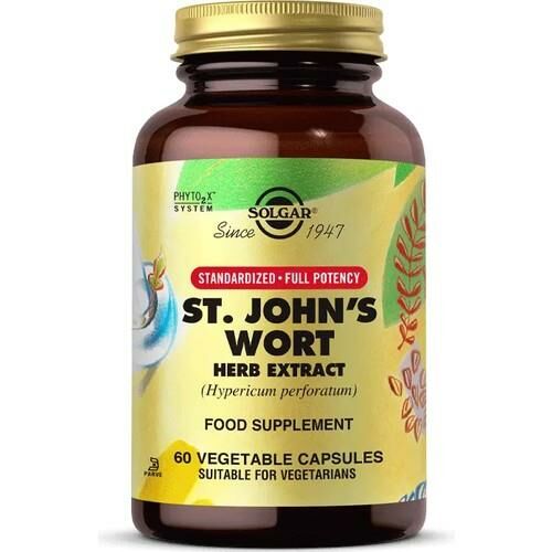 Solgar St. John´s Wort Herb Extract 60 Kapsül