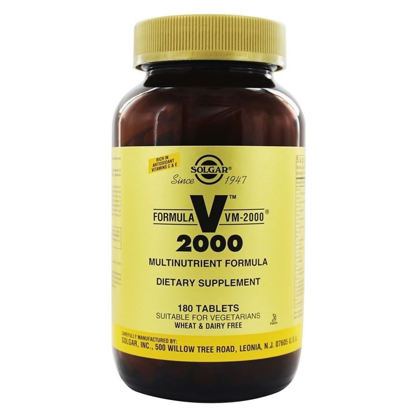 Solgar Vm 2000 Multivitamin 180 Tb