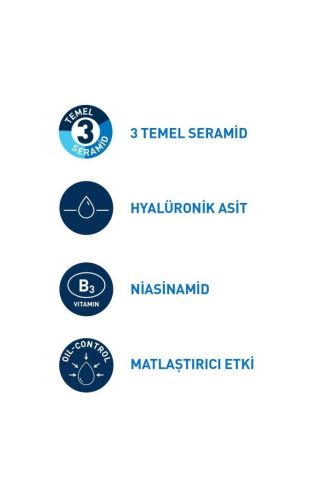 Cerave Yağlanma Karşıtı Nemlendirici Yüz Kremi 52 ml