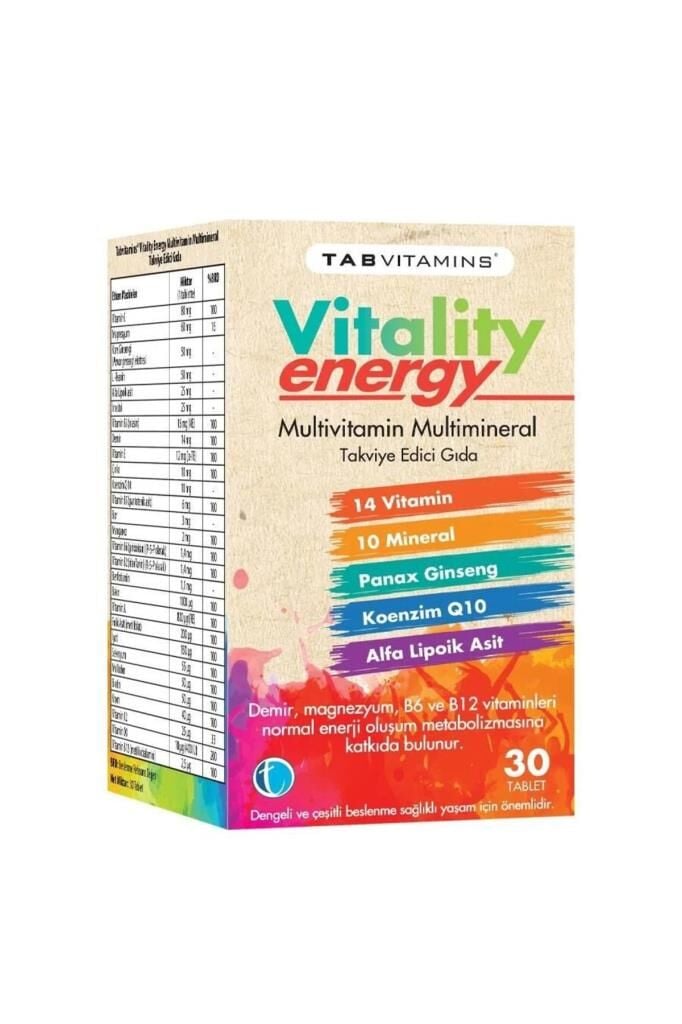 Tabvitamins Vitality Energy 30 Tablet