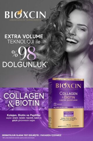 Bioxcin Collagen & Biotin Ekstra Hacim Şampuanı 300 ml 3 Al 2 Öde