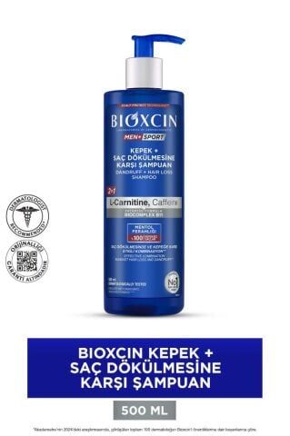 Bioxcin Kepek Önleyici  Saç Dökülmesine Karşı Şampuan 500Ml