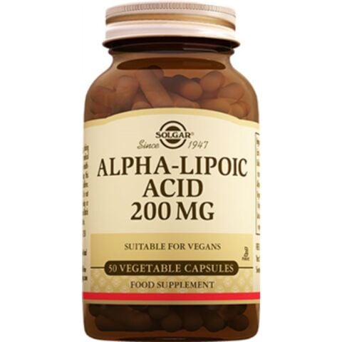 SOLGAR Alpha Lipoic Acid 200 MG 50 Kapsül