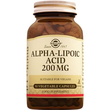 SOLGAR Alpha Lipoic Acid 200 MG 50 Kapsül