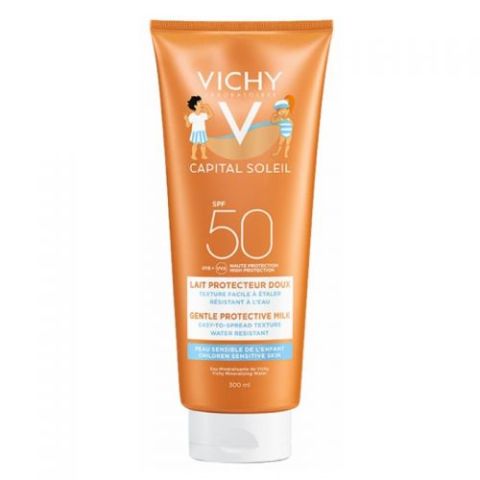 Vichy Capital Soleil SPF 50+ Çocuklar İçin Yüz ve Vücut Güneş Sütü 300 ml