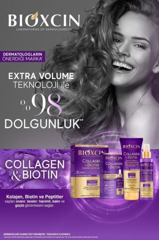 Bioxcin Collagen & Biotin Ekstra Hacim Saç Kremi 250 ml - Kolajen Biotin Ince Seyrek Saçlar