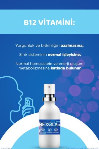 Bexol B12 Dilaltı Sprey 15 ml