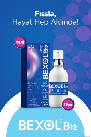 Bexol B12 Dilaltı Sprey 15 ml