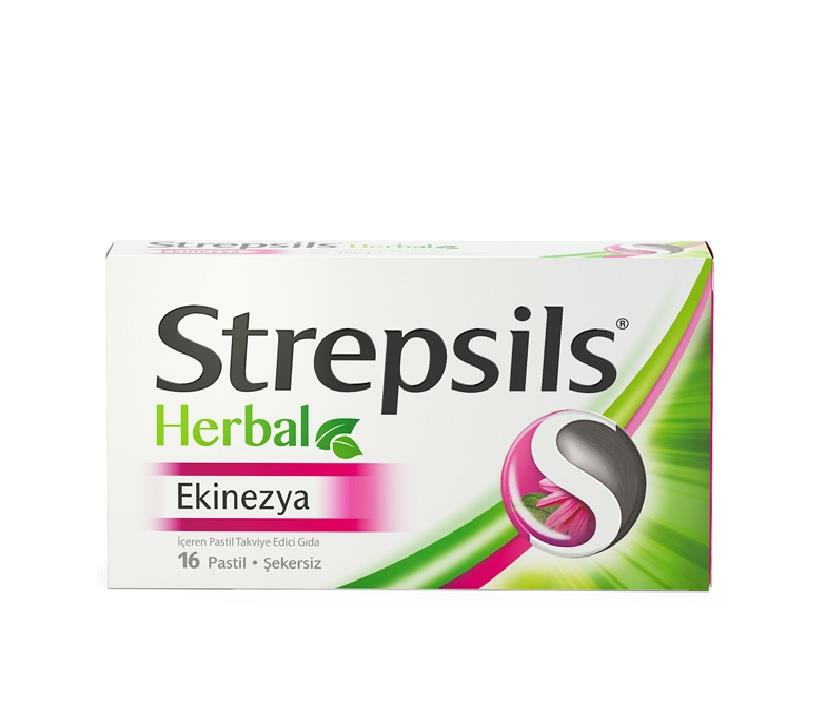 Strepsils Herbal Ekinezya Aromalı 16 Pastil