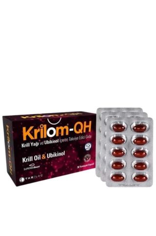 Krilom Qh Krill Oil Ve Ubikinol 30 Kapsül