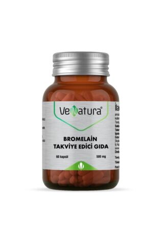 Venatura Bromelain Takviye Edici Gıda 60 Kapsül