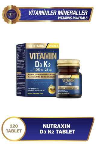 Nutraxin D3K2 120 Tablet