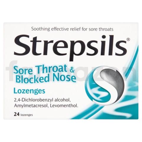 Strepsils Mentollü 24 Pastil