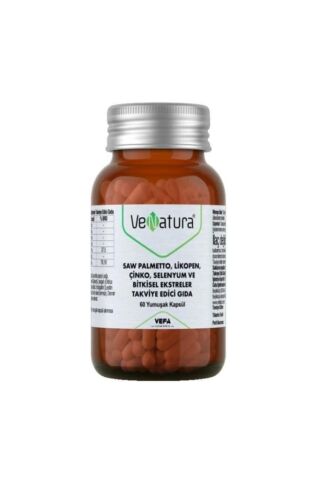Venatura Saw Palmetto, Likopen, Çinko, Selenyum Ve Bitkisel Ekstreler Takviye Edici Gıda
