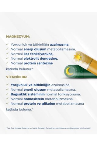 Vitafenix Magna P Magnezyum Takviyesi Glisinat Sitrat Malat Taurat ve B6 Içeren Sabah Gece Magnezyum 60 Kapsül