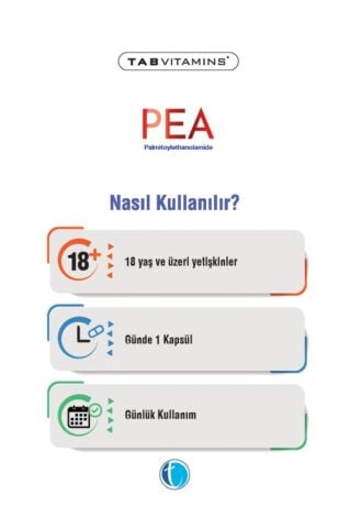 Tab Vitamins PEA Palmitoiletanolamid 300 mg 60 Kapsül
