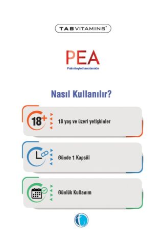 Tab Vitamins PEA Palmitoiletanolamid 300 mg 60 Kapsül