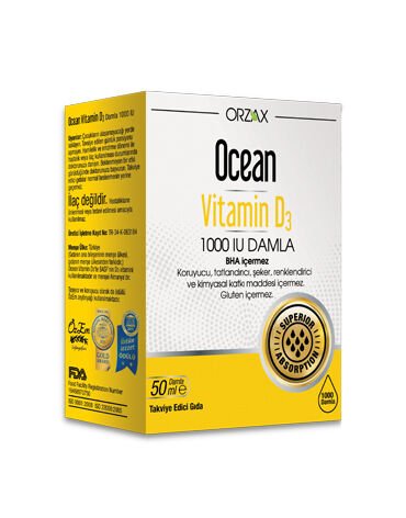 Ocean Vitamin D 3 1000 Iu Damla 50Ml